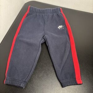 Nike Baby Toddler Sweatpants Size 24 Months Navy Blue Red